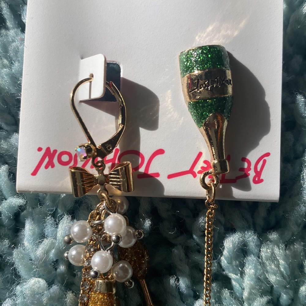 Earrings designed by Betsey Johnson